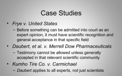 The Frye v. United States Case: The Foundation of Modern Expert Testimony Standards